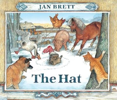 The Hat (Oversized Lap Board Book) - Jan Brett