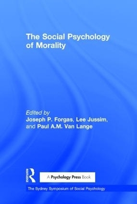 The Social Psychology of Morality - 