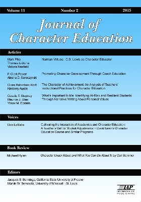 Journal of Character Education Vol 11 Issue 2 - 