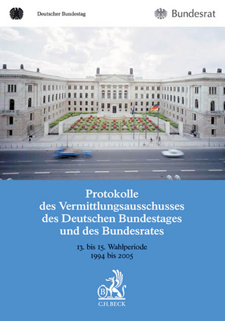 Protokolle des Vermittlungsausschusses des Deutschen Bundestages und des Bundesrates für die 13. bis 15. Wahlperiode (1994 bis 2005)