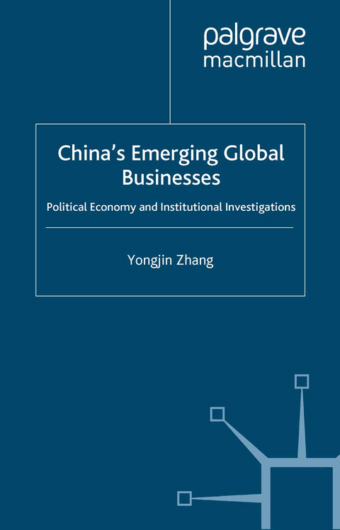China&rsquo;s Emerging Global Businesses - Y. Zhang