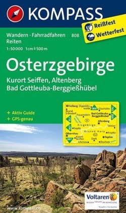 KOMPASS Wanderkarte Osterzgebirge