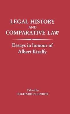 Legal History and Comparative Law - Richard Plender
