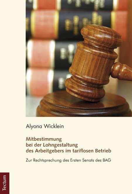 Mitbestimmung bei der Lohngestaltung des Arbeitgebers im tariflosen Betrieb - Alyona Wicklein