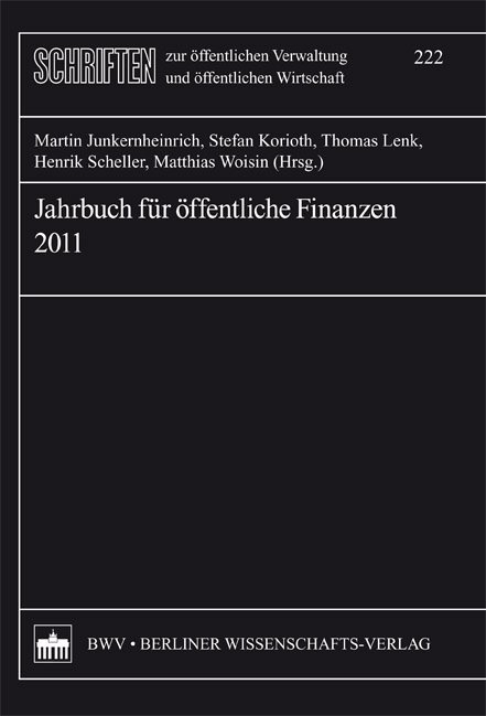 Jahrbuch f&uuml;r &ouml;ffentliche Finanzen (2011) - 