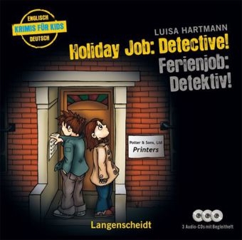 Holiday Job: Detective! - Ferienjob: Detektiv! - H&ouml;rbuch (3 Audio-CDs mit Begleitheft) - Luisa Hartmann