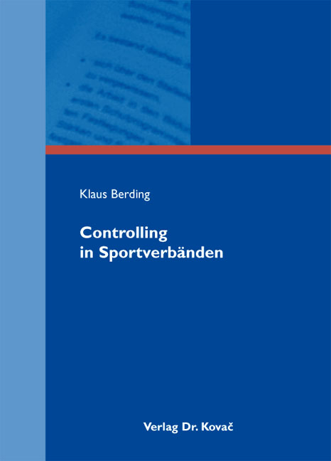 Controlling in Sportverb&auml;nden - Klaus Berding
