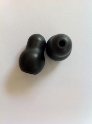 Littmann Snap-On Ohroliven, weich, schwarz, groß