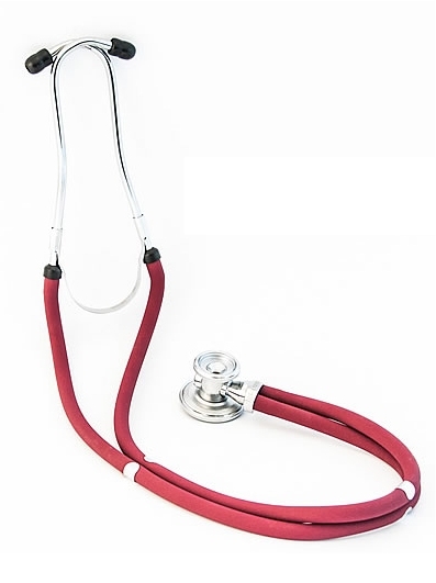 Peil Economy Doppelschlauchstethoskop, komplett, burgund/ burgundy