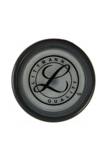 Membran für Littmann Cardiology III/Dual (kleine Membran), MIT Haltering, schwarzer Rand