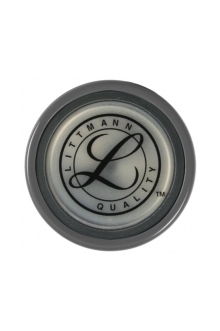 Membran f&uuml;r Littmann Classic II S.E., Master Classic II, Cardiology II S.E., Cardiology III/Dual (gro&szlig;e Membran), Select, MIT Haltering, grauer Rand