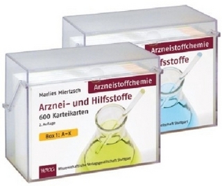 Arzneistoffchemie, Karteikarten in 2 Boxen