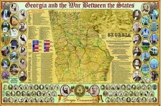 Georgia and the War Between the States Poster (Box of 12)