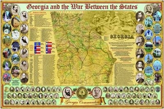 Georgia and the War Between the States Poster