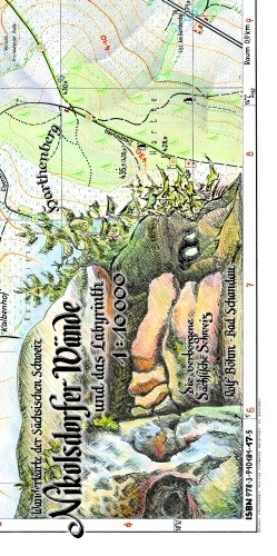 Nikolsdorfer W&auml;nde und das Labyrinth 1:10000 - Rolf B&ouml;hm