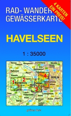 Rad-, Wander- und Gew&auml;sserkarten-Set: Havelseen - 