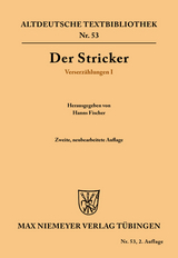 Verserz&auml;hlungen I -  Der Stricker