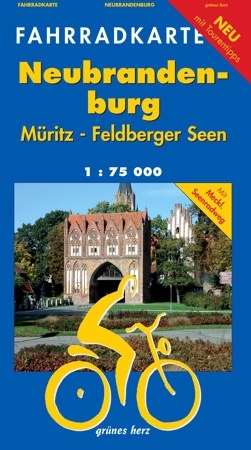 Fahrradkarte Neubrandenburg, M&uuml;ritz, Feldberger Seen - 