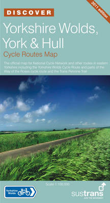 Yorkshire Wolds, York and Hull - Sustrans Cycle Routes Map - 