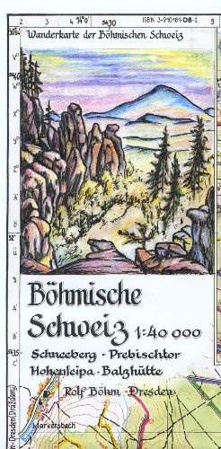 B&ouml;hmische Schweiz 1:40000 - Rolf B&ouml;hm