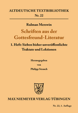Schriften aus der Gottesfreund-Literatur -  Rulman Merswin