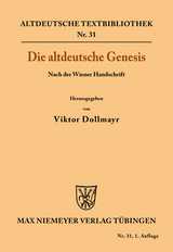 Die altdeutsche Genesis - 