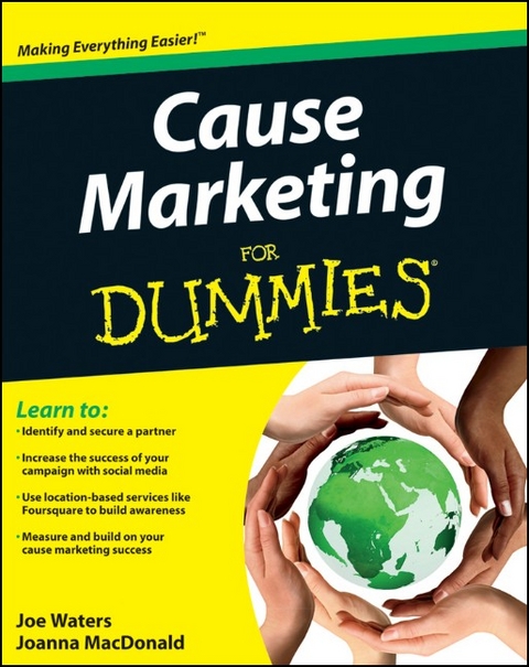 Cause Marketing For Dummies - Joe Waters, Joanna MacDonald
