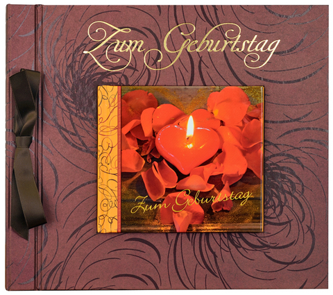 Buch im Buch m. Pr&auml;gung:  Zum Geburtstag