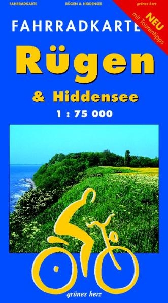 Fahrradkarte R&uuml;gen & Hiddensee - 