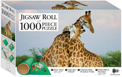 Pair of Giraffes 1000-piece Jigsaw with Mat