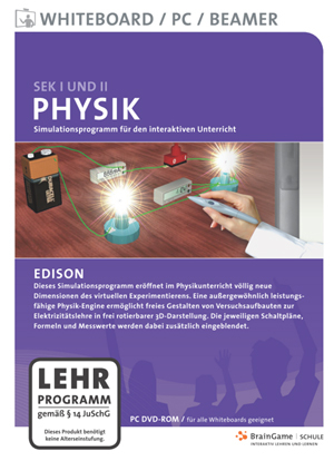 Edison (Sek I und II): Lehr- und Lernprogramm f&uuml;r den interaktiven Unterricht