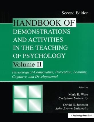 Handbook of Demonstrations and Activities in the Teaching of Psychology