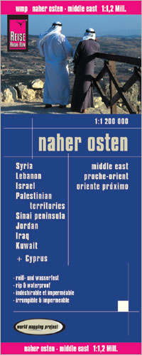Reise Know-How Landkarte Naher Osten (1:1.200.000) : Syrien, Libanon, Israel, Sinai Halbinsel, Jordanien, Irak, Kuwait