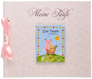 Buch im Buch m. Präg. Meine Taufe für Mädchen