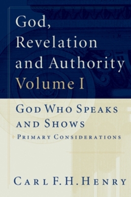 God, Revelation and Authority