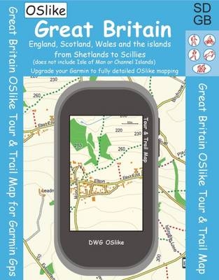 Great Britain OSlike Tour & Trail Map for Garmin Gps