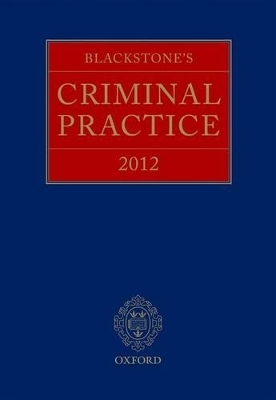 Blackstone's Criminal Practice