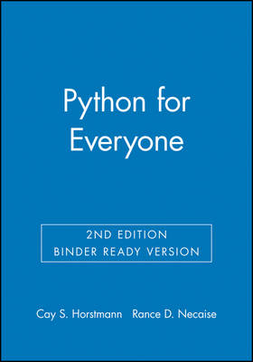 Python for Everyone - Cay S. Horstmann, Rance D. Necaise