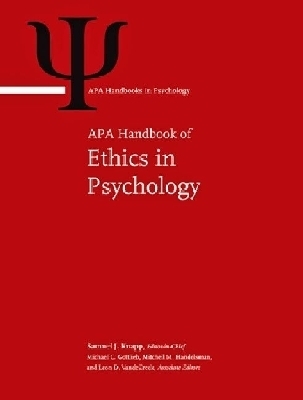 APA Handbook of Ethics in Psychology