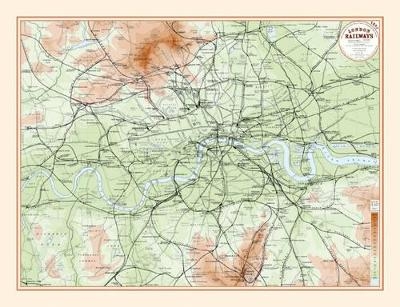 London's Railways Map 1897 - 