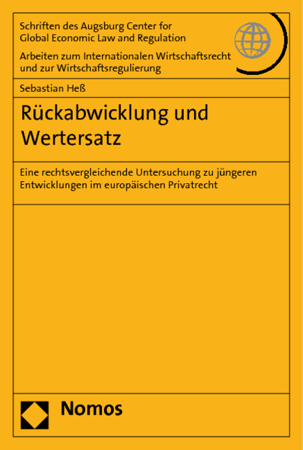 R&uuml;ckabwicklung und Wertersatz - Sebastian He&szlig;