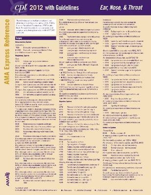 CPT Express Reference Coding Cards -  American Medical Association