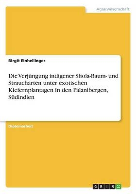 Die Verj&uuml;ngung indigener Shola-Baum- und Straucharten unter exotischen Kiefernplantagen in den Palanibergen, S&uuml;dindien - Birgit Einhellinger