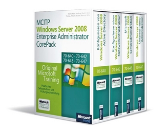 MCITP Windows Server 2008 Enterprise Administrator CorePack - Original Microsoft Training für Examen 70-640, 70-642, 70-643 und 70-647