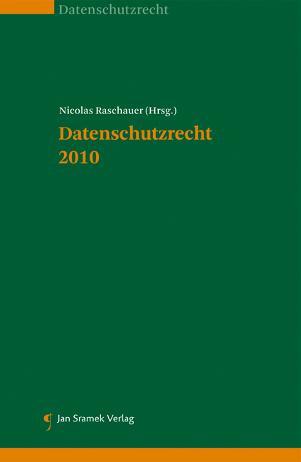 Datenschutzrecht 2010 - 