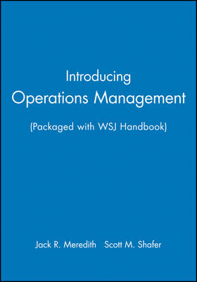 Webct to Accompany Operations Management Wsj Handbook Package
