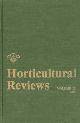 Horticultural Reviews V11 - J Janick