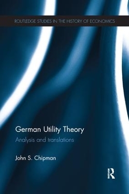 German Utility Theory - John Chipman