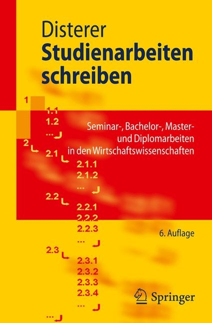 Studienarbeiten schreiben - Georg Disterer