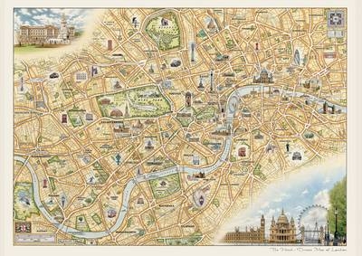 The Hand Drawn Map of London - 